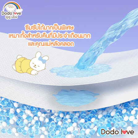 ผ้าอนามัยแบบกางเกง DODOLOVE ไซส์ 3XL (แพ็ก 10 ห่อ)_4