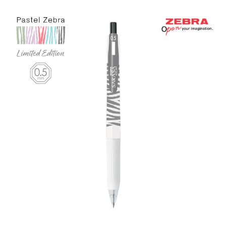 ปากกาเจล ZEBRA SARASA 0.5 ด้ามพาสเทล แพ็ค 5 ด้าม_3