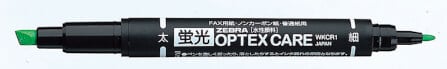 ปากกาไฮไลท์ 2 หัว ZEBRA OPTEX CARE 3C แพ็ค 3 สี_3