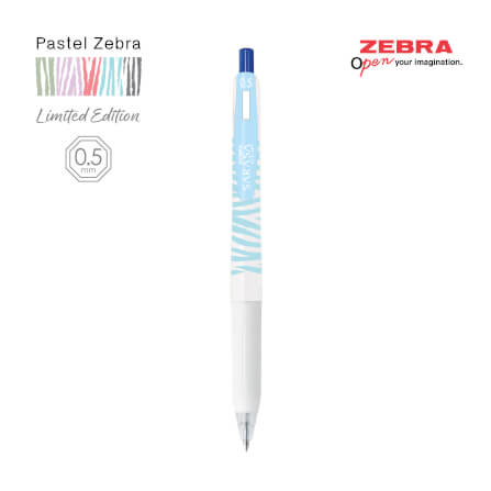 ปากกาเจล ZEBRA SARASA 0.5 ด้ามพาสเทล แพ็ค 5 ด้าม_4