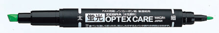 ปากกาไฮไลท์ 2 หัว ZEBRA OPTEX CARE 5C แพ็ค 5 สี_3