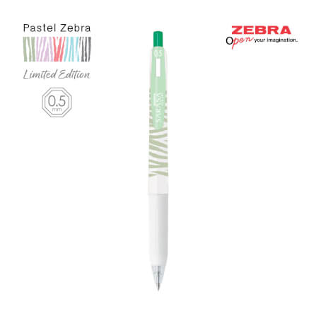 ปากกาเจล ZEBRA SARASA 0.5 ด้ามพาสเทล แพ็ค 5 ด้าม_5