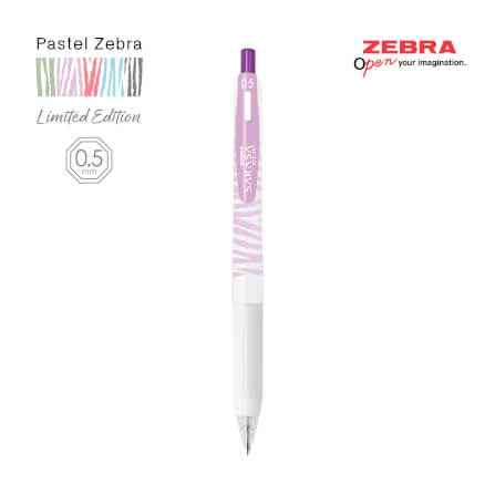 ปากกาเจล ZEBRA SARASA 0.5 ด้ามพาสเทล แพ็ค 5 ด้าม_6