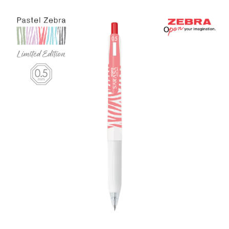ปากกาเจล ZEBRA SARASA 0.5 ด้ามพาสเทล แพ็ค 5 ด้าม_7