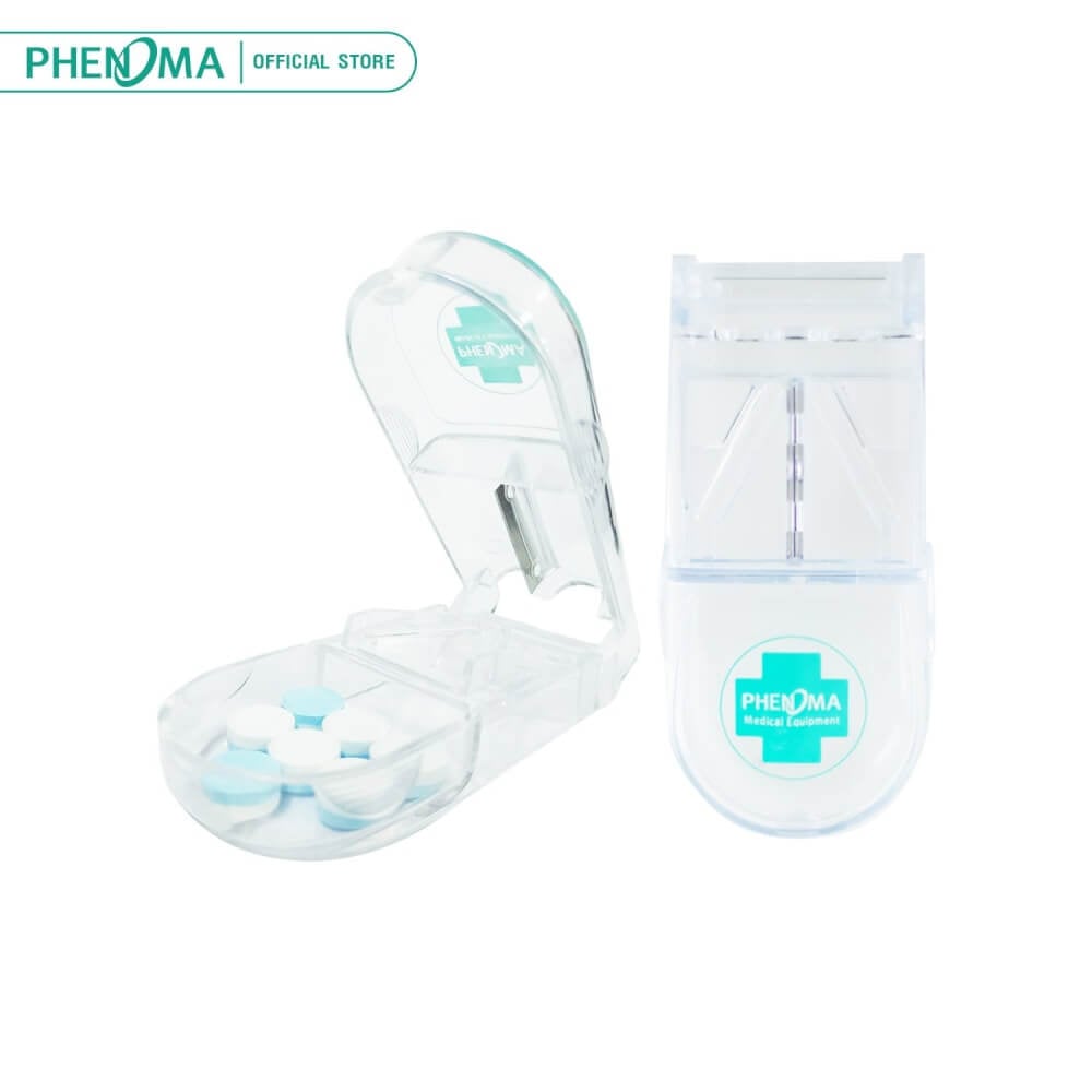 ตลับตัดยา PHENOMA ใบมีดสแตนเลส ใช้ง่าย ตัดแบ่งพอดี แม่นยำ สะดวก