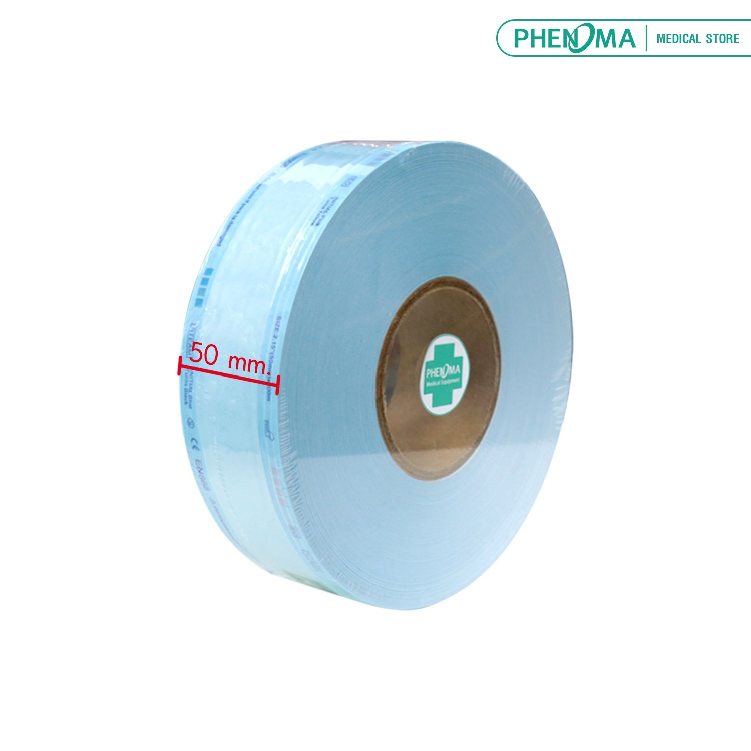 ซองสเตอร์ไรด์ PHENOMA ชนิดม้วน แบบเรียบ ขนาด 2 นิ้ว ยาว 200 เมตร_0