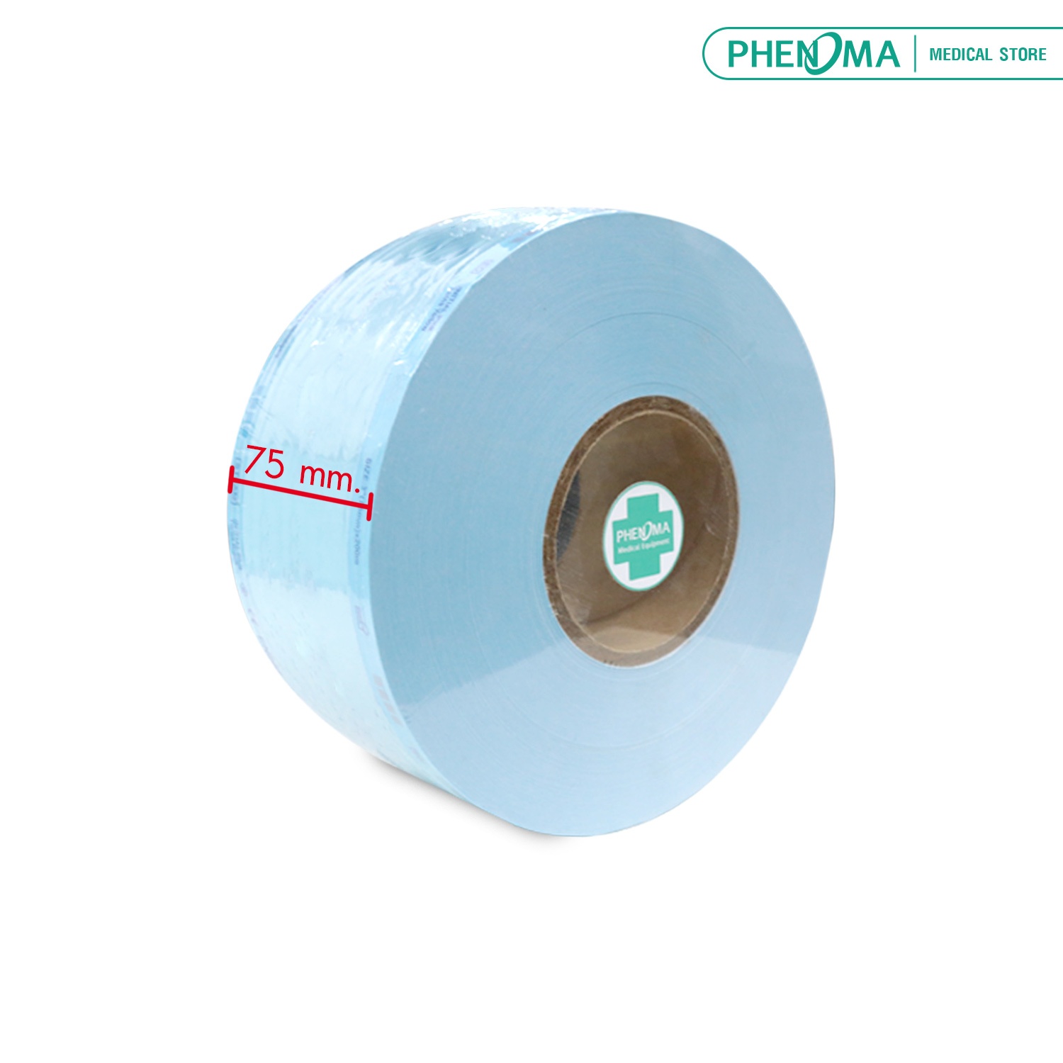 ซองสเตอร์ไรด์ PHENOMA ชนิดม้วน แบบเรียบ ขนาด 3 นิ้ว ยาว 200 เมตร_0