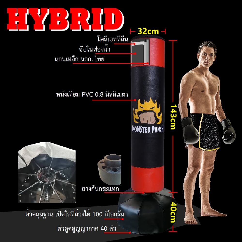 กระสอบทรายตั้งพื้น MONSTER PUNCH รุ่นไฮบริด_6