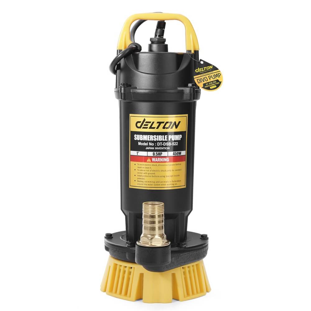 ปั๊มจุ่มน้ำสะอาด DELTON รุ่น DT-DSB-522 ขนาด 1 นิ้ว 0.5HP 450W