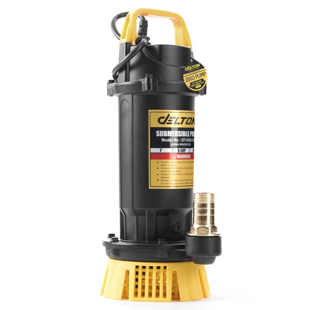 ปั๊มจุ่มน้ำสะอาด DELTON รุ่น DT-DSB-522 ขนาด 1 นิ้ว 0.5HP 450W
