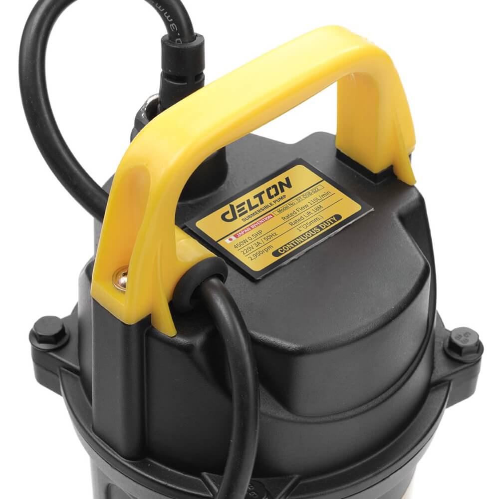 ปั๊มจุ่มน้ำสะอาด DELTON รุ่น DT-DSB-522 ขนาด 1 นิ้ว 0.5HP 450W