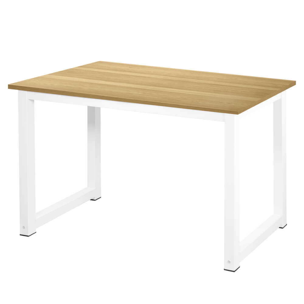 โต๊ะทำงาน InnHome รุ่น INH-140 ยาว 140 ซม. สี Light Walnut