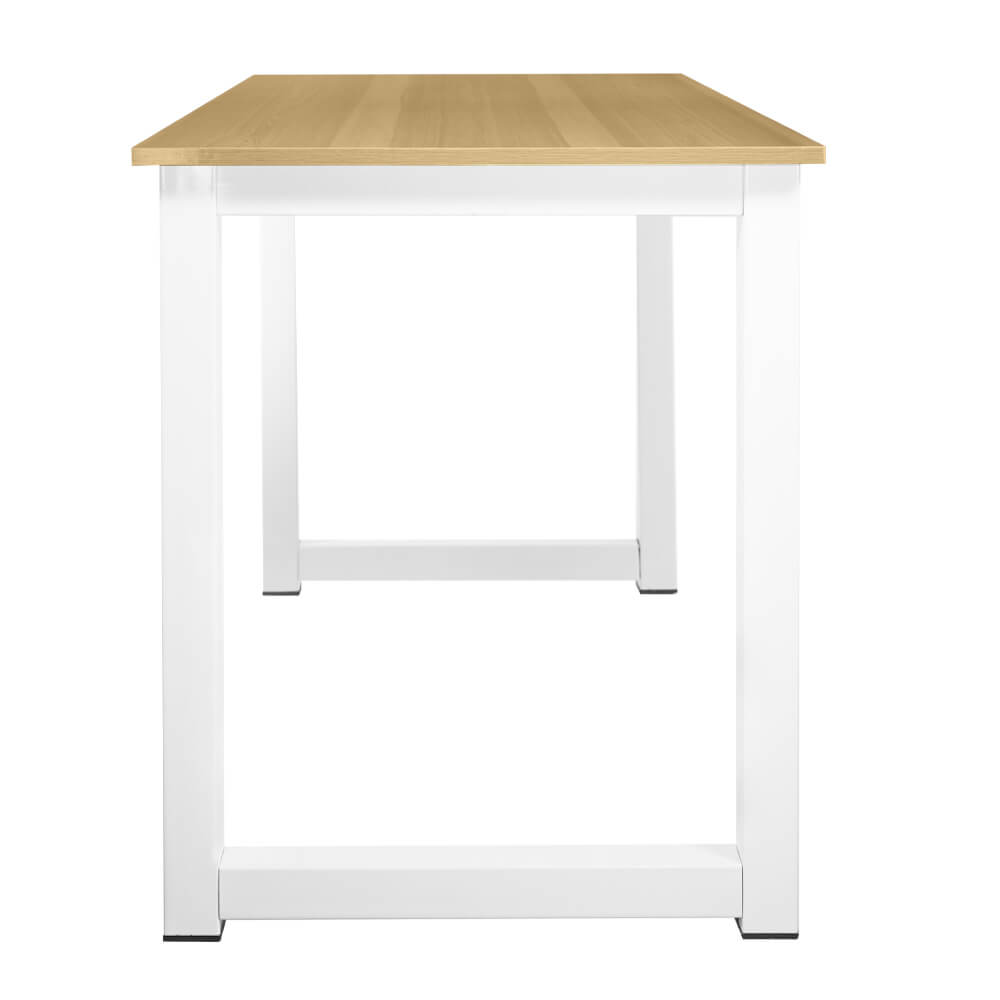 โต๊ะทำงาน InnHome รุ่น INH-140 ยาว 140 ซม. สี Light Walnut