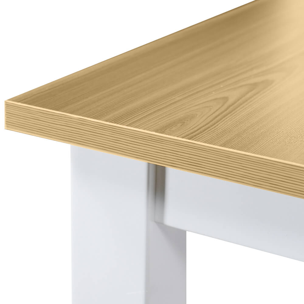 โต๊ะทำงาน InnHome รุ่น INH-140 ยาว 140 ซม. สี Light Walnut