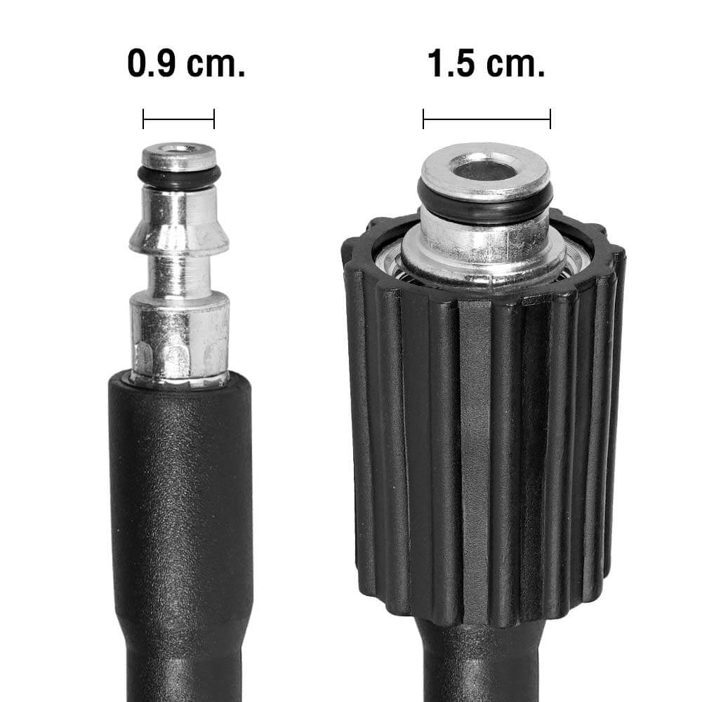 สายฉีดน้ำแรงดันสูง DELTON รุ่น สายถัก เกลียว 22-9 มม. 15 เมตร