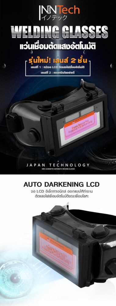 แว่นตากันสะเก็ด InnTech รุ่น ITW-550G