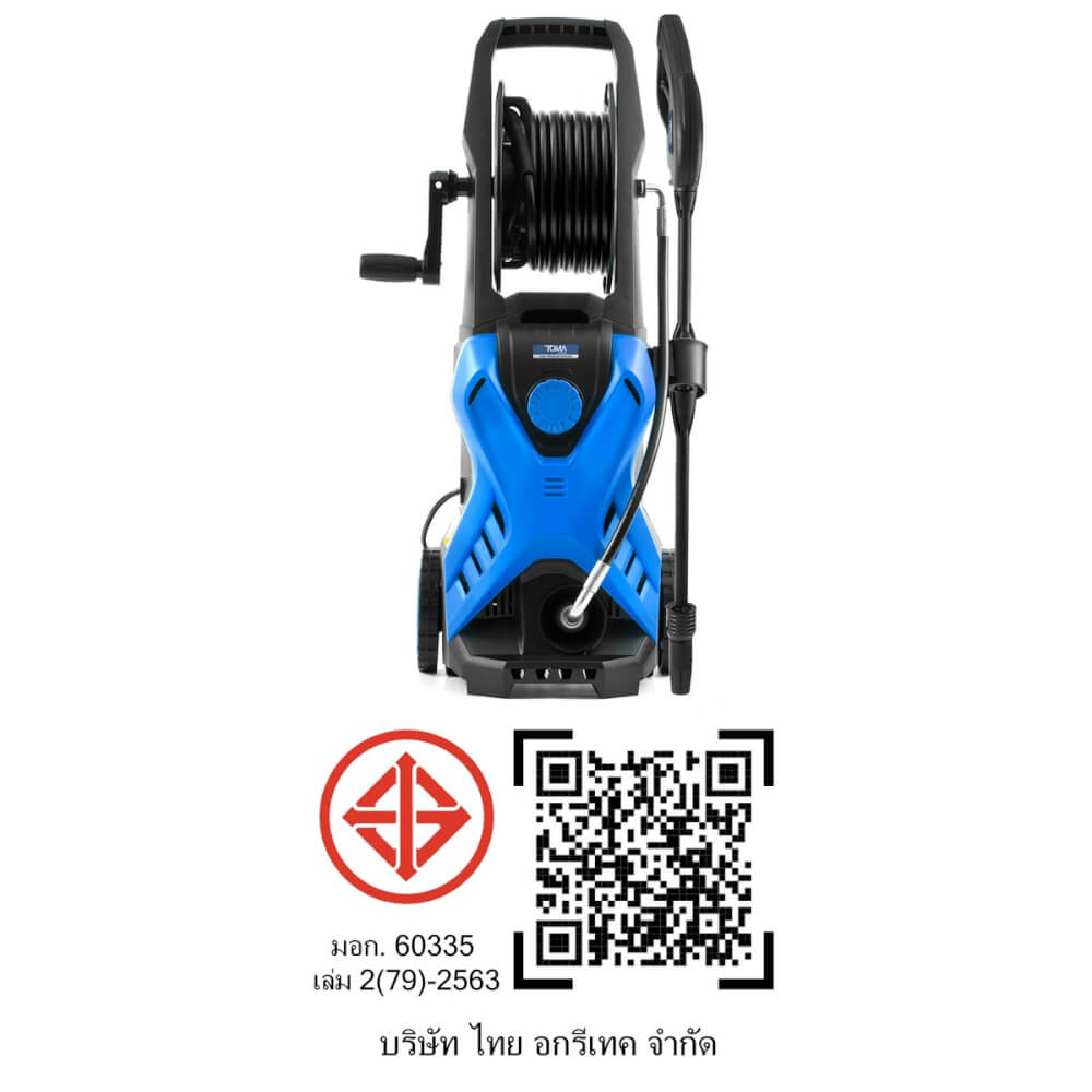 เครื่องฉีดน้ำแรงดันสูง TOMA JAPAN รุ่น ITX-180B 180 บาร์ 2800 วัตต์