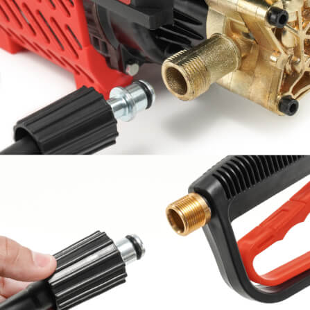 สายฉีดน้ำแรงดันสูง DELTON รุ่น สายถัก เกลียว 22-22 มม. 15 เมตร_7