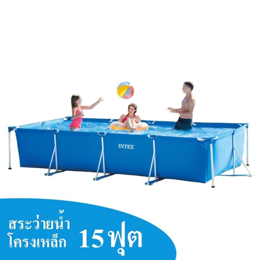 สระน้ำเป่าลม INTEX รุ่น METAL FRAME 4.5 เมตร_8