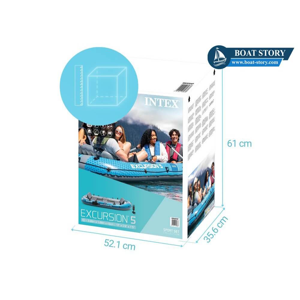 เรือยาง INTEX EXCURSION 5 นั่งได้ 5 คน อุปกรณ์ครบพร้อมปั๊มลม_6
