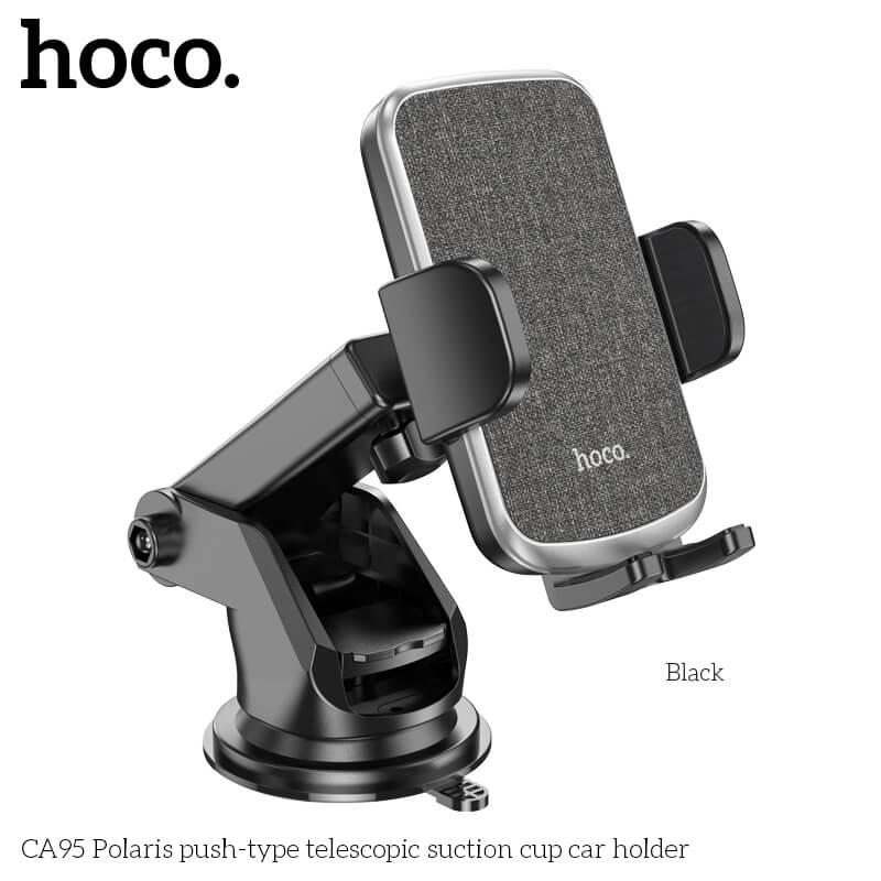 ที่ตั้งโทรศัพท์ในรถยนต์ HOCO CA95 ติดกระจกและคอนโซล ปรับมุมมองได้ 360&deg; CAR HOLDER