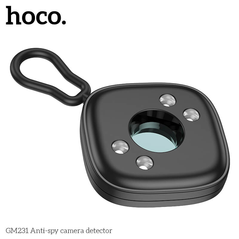 เครื่องตรวจจับกล้องอินฟาเรด HOCO GM231 ป้องกันการแอบถ่าย เพิ่มความปลอดภัย ตรวจจับระยะ 5 เมตร สีดำ