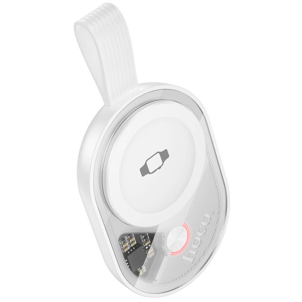 แท่นชาร์จนาฬิกาสมาร์ทวอทช์ HOCO HK84 สำหรับ APPLE WATCH 1-10, ULTRA, SE สีขาว_9