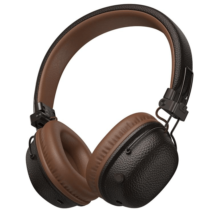 หูฟังไร้สาย HOCO W64 สีน้ำตาล สไตล์วินเทจ บลูทูธ 5.4 ใช้งาน 32 ชม. ไดร์เวอร์ 40MM_7