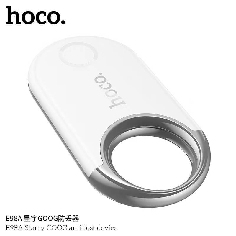 อุปกรณ์ติดตามจีพีเอส HOCO E98A ANDROID GPS TAG สำหรับแอนดรอยด์ รองรับ GOOGLE FIND MY NETWORK สีขาว