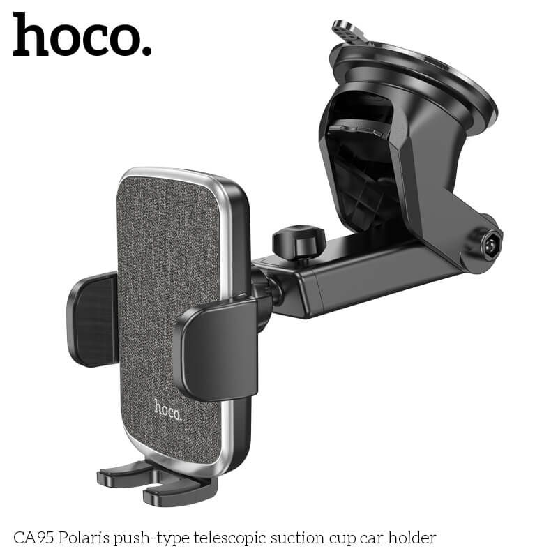 ที่ตั้งโทรศัพท์ในรถยนต์ HOCO CA95 ติดกระจกและคอนโซล ปรับมุมมองได้ 360&deg; CAR HOLDER
