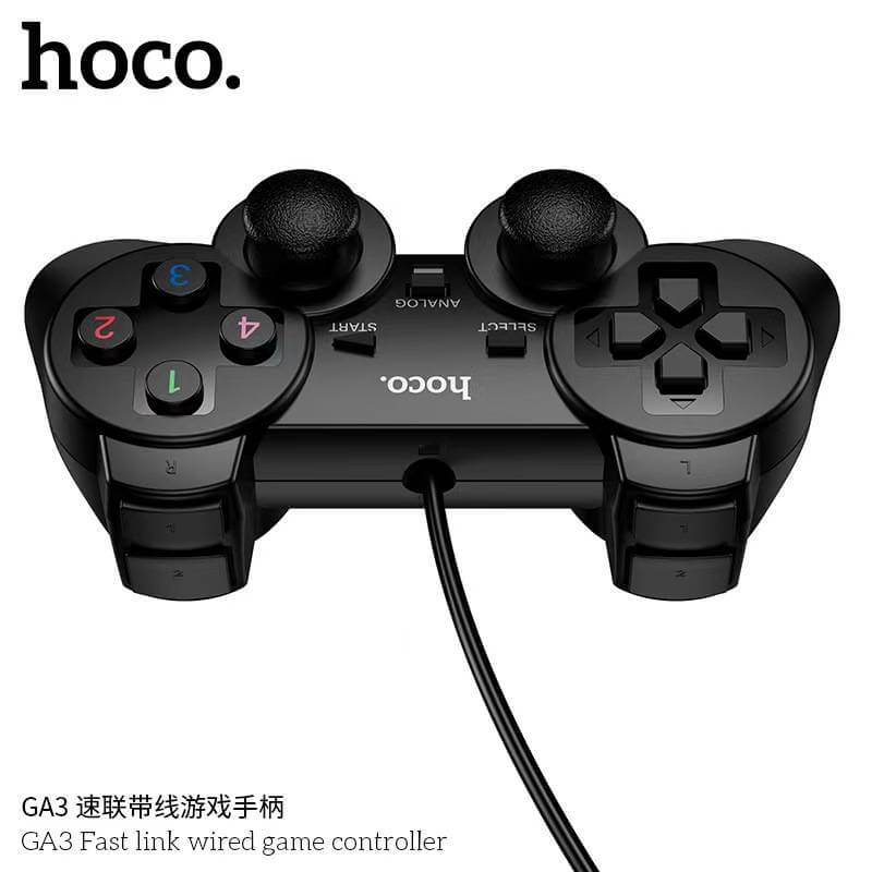 จอยเกม HOCO GA3 สำหรับ PC รองรับระบบ WINDOWS เชื่อมต่อ USB-A สายยาว 1.5 เมตร