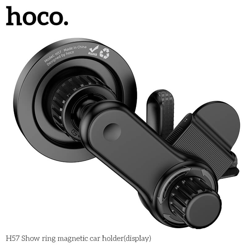 ที่จับโทรศัพท์ HOCO H57 ชนิดแม่เหล็ก สำหรับติดหน้าจอดิสเพลย์ รองรับมือถือจอ 4.5 - 7 นิ้ว