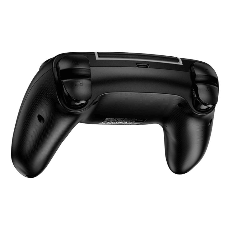จอยเกมไร้สาย HOCO GA32 สำหรับใช้กับ PS5 / PC มอเตอร์สั่นคู่ รองรับหูฟัง สีดำ