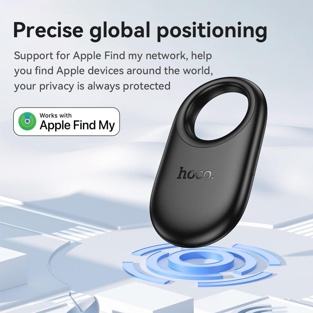 อุปกรณ์ติดตามจีพีเอส HOCO E94 GPS TAG สำหรับ APPLE IOS สีน้ำเงิน