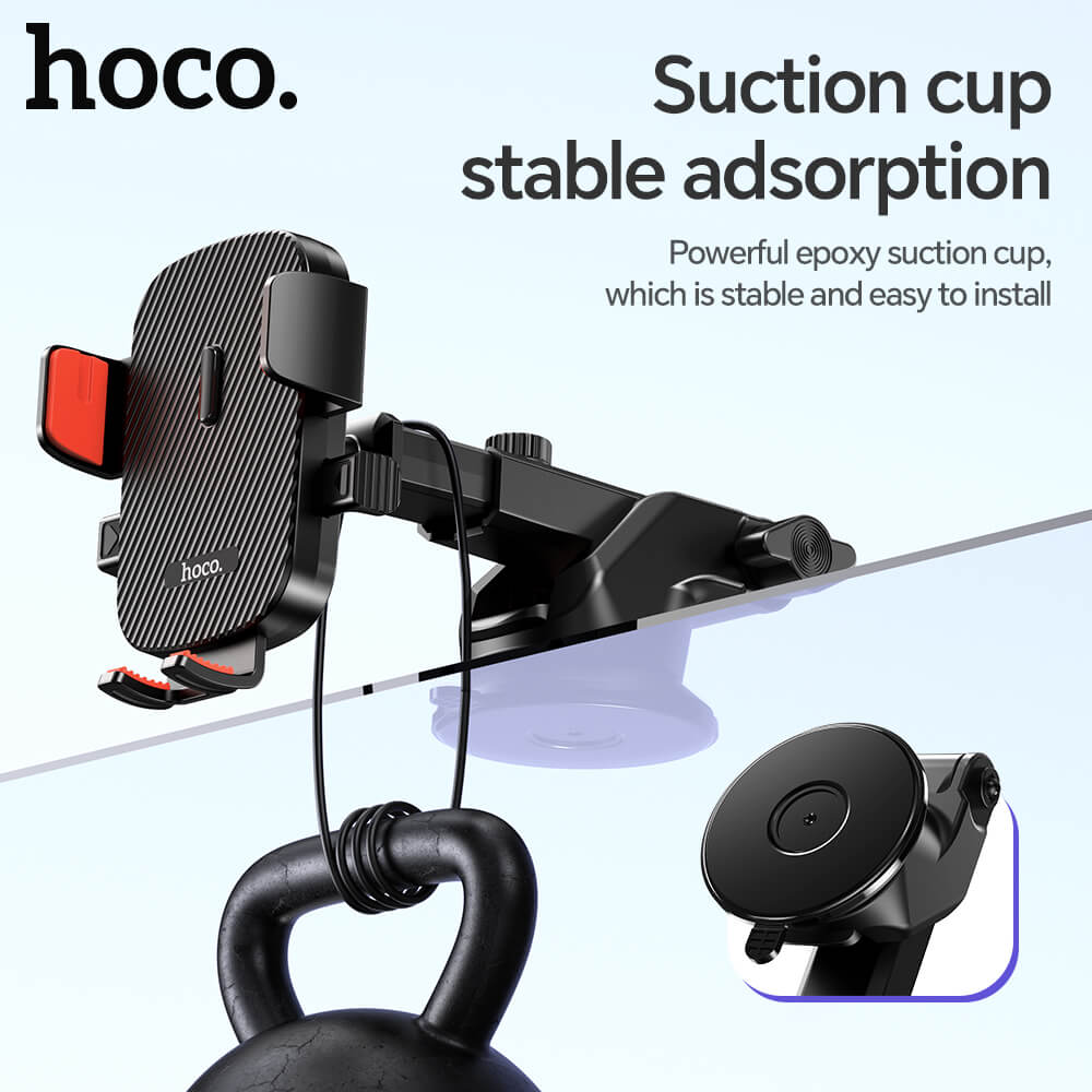 ที่จับโทรศัพท์ในรถ HOCO HK65 หมุนได้ 360&deg; สำหรับคอนโซลและกระจก