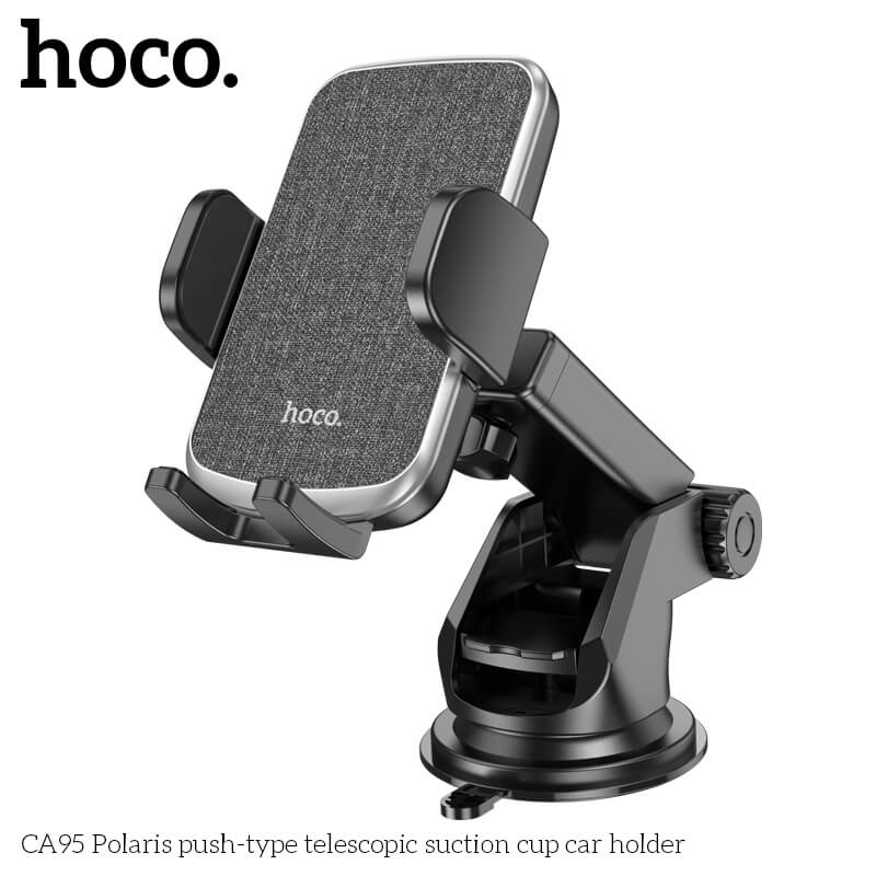 ที่ตั้งโทรศัพท์ในรถยนต์ HOCO CA95 ติดกระจกและคอนโซล ปรับมุมมองได้ 360&deg; CAR HOLDER