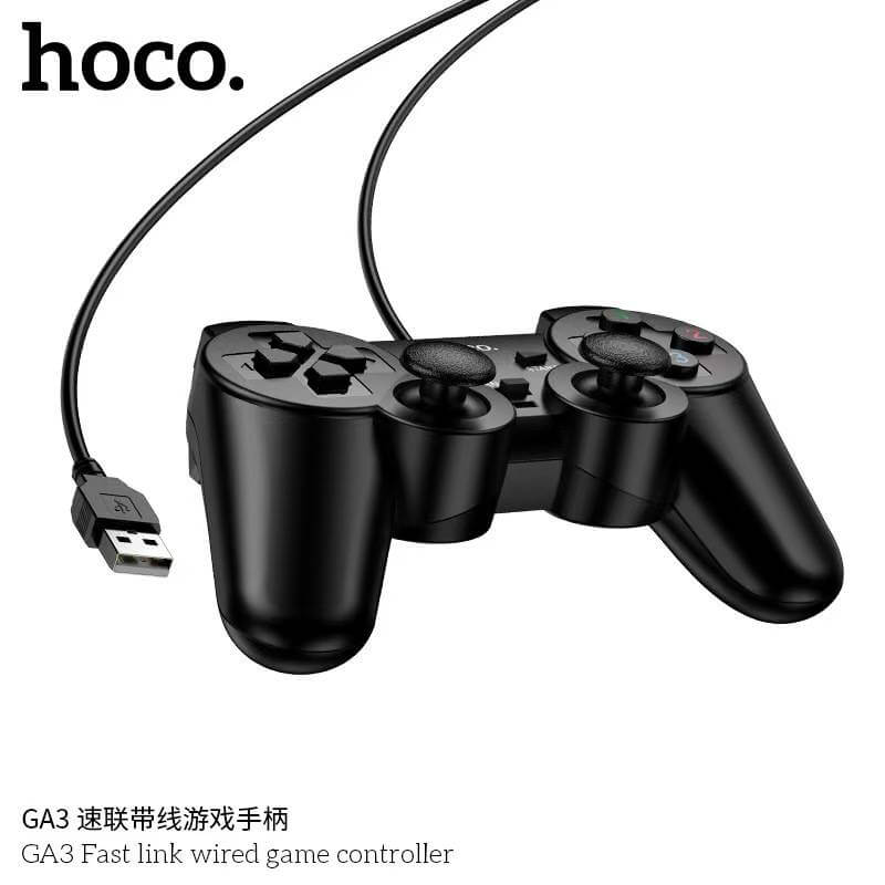 จอยเกม HOCO GA3 สำหรับ PC รองรับระบบ WINDOWS เชื่อมต่อ USB-A สายยาว 1.5 เมตร