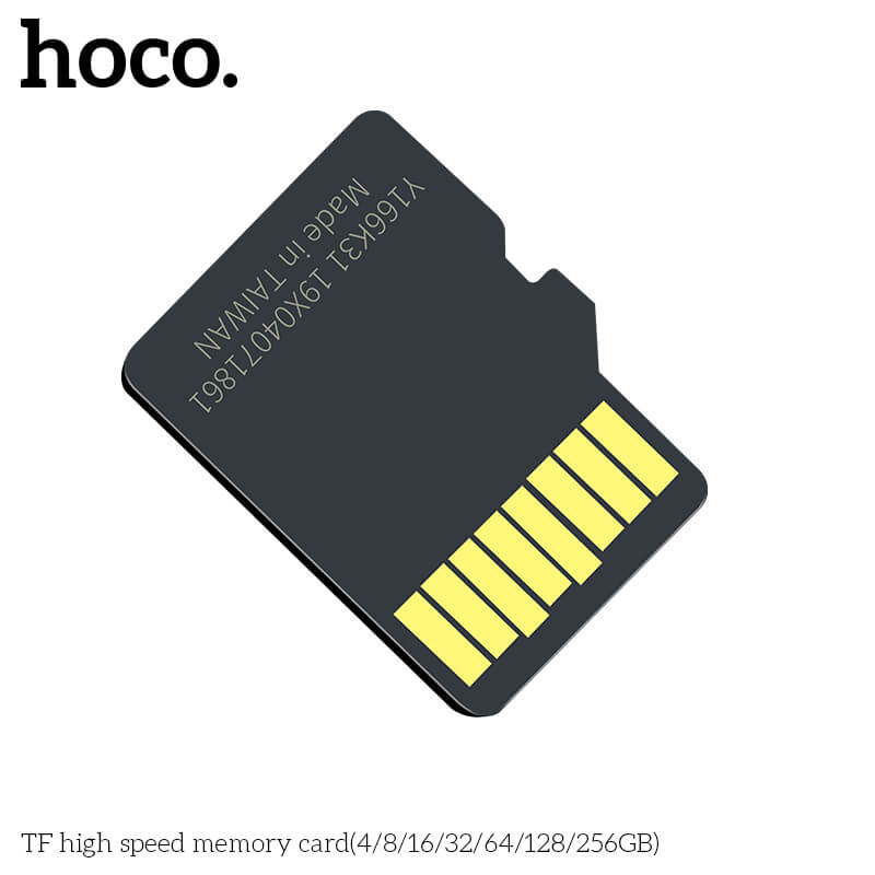การ์ดหน่วยความจำ MICRO SD HOCO 128GB CLASS 10 ความเร็วสูง สำหรับอุปกรณ์ดิจิทัล