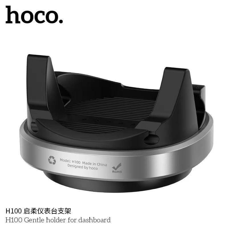 ที่วางโทรศัพท์ในรถ HOCO H100 สำหรับติดคอนโซล หมุนได้ 360&deg; รองรับมือถือ 4.5-7 นิ้ว