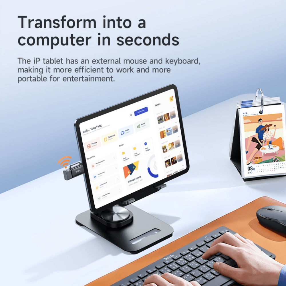 อะแดปเตอร์ LIGHTNING TO USB HOCO UA31A รองรับ OTG ความเร็ว 480MBPS สำหรับ IPHONE 6-14 & IPAD