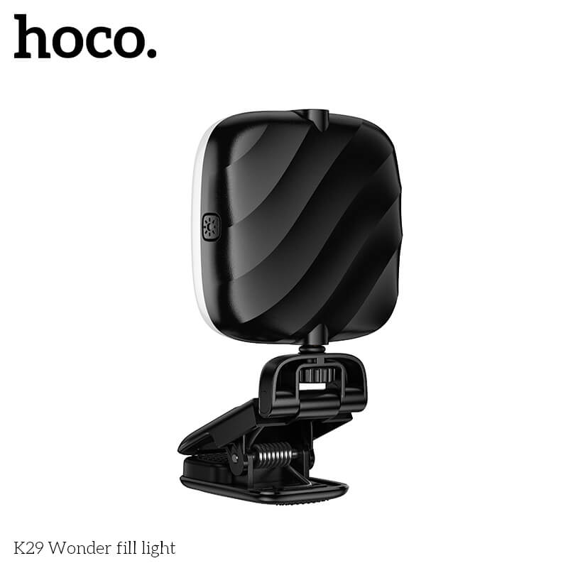 ไฟ LED อเนกประสงค์ HOCO K29 สีดำ ปรับความสว่างได้ 9 ระดับ หมุนได้ 360&deg;