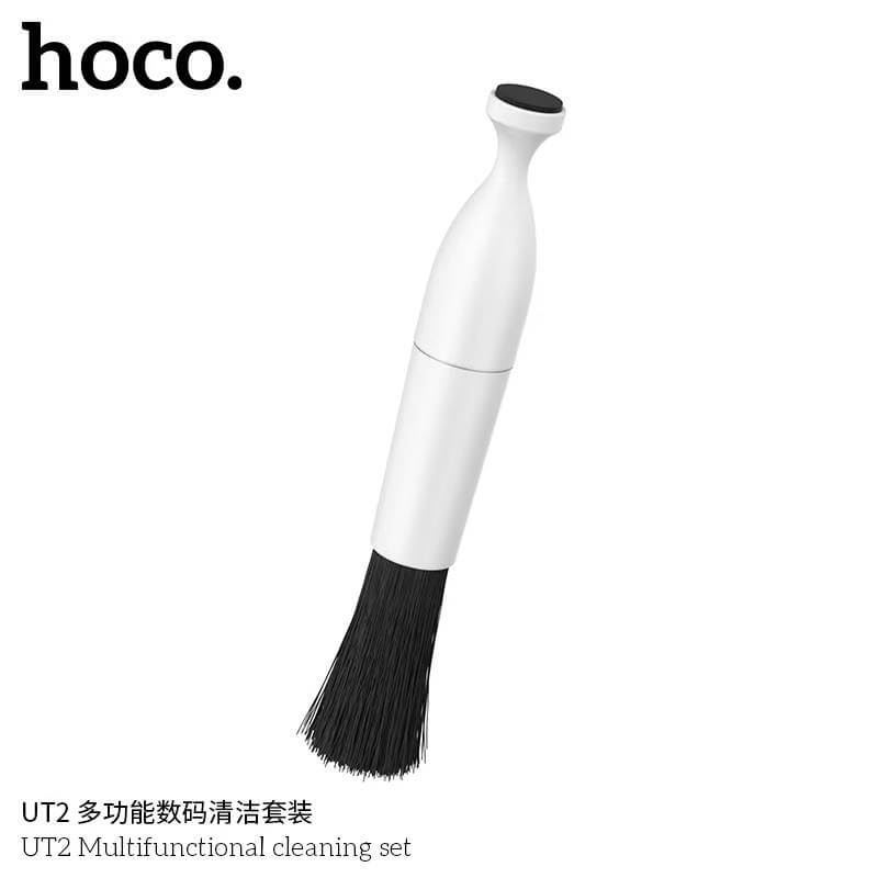 ชุดทำความสะอาดอุปกรณ์ดิจิทัล 10-IN-1 HOCO UT2 เหมาะสำหรับคีย์บอร์ด มือถือ หูฟัง กล้อง สีขาว