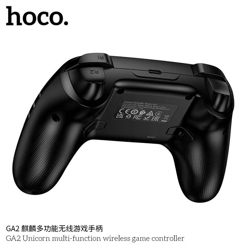 จอยเกมไร้สาย HOCO GA2 สำหรับใช้กับ NINTENDO SWITCH 1-2 รองรับระบบสั่น ปรับโหมดเทอร์โบ สีดำ_4