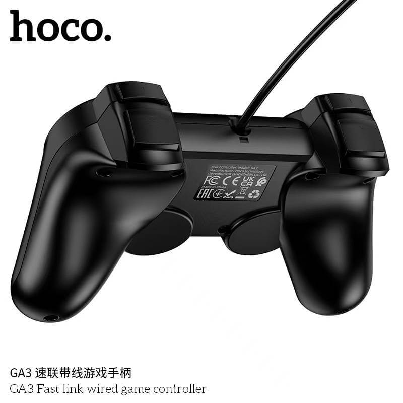 จอยเกม HOCO GA3 สำหรับ PC รองรับระบบ WINDOWS เชื่อมต่อ USB-A สายยาว 1.5 เมตร