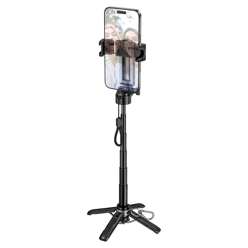 ขาตั้งโทรศัพท์ 3IN1 HOCO K27 เป็นได้ทั้ง ด้ามจับมือถือ + ขาตั้งกล้อง + ไม้เซลฟี่ มีรีโมทบลูทูธ หมุน 360&deg;