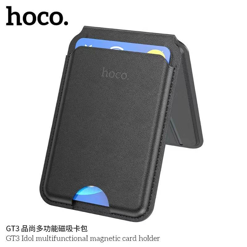 ขาตั้งมือถือแม่เหล็ก+ที่เก็บบัตร HOCO GT3 MAGNETIC WALLET สำหรับ IOS HC6