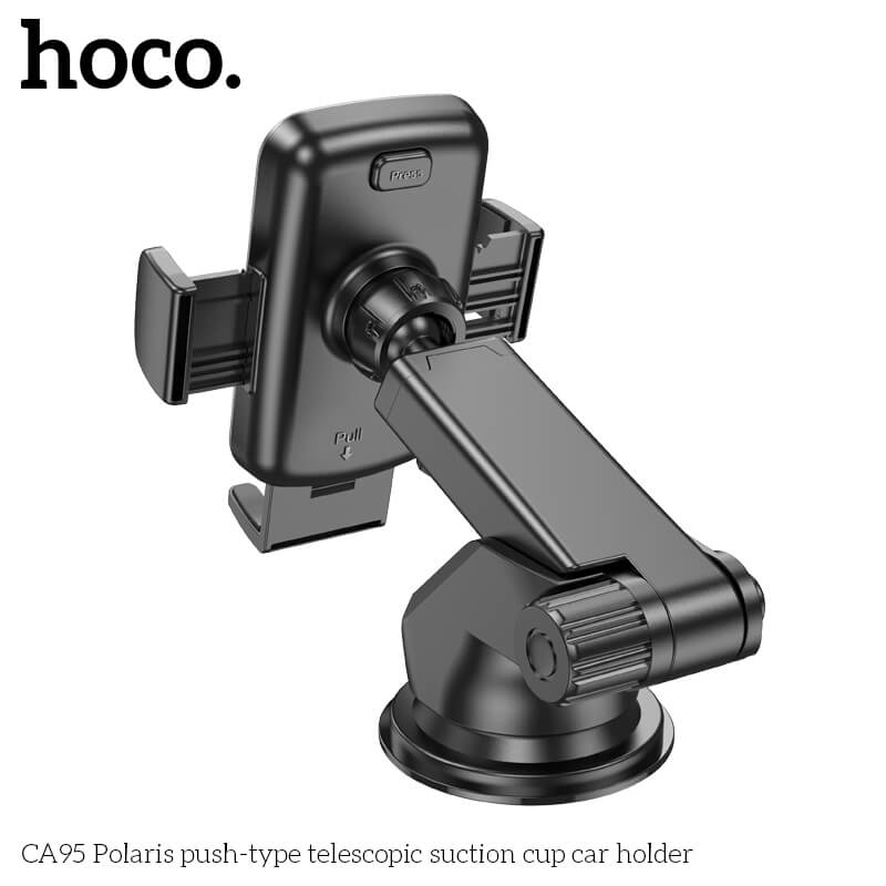 ที่ตั้งโทรศัพท์ในรถยนต์ HOCO CA95 ติดกระจกและคอนโซล ปรับมุมมองได้ 360&deg; CAR HOLDER