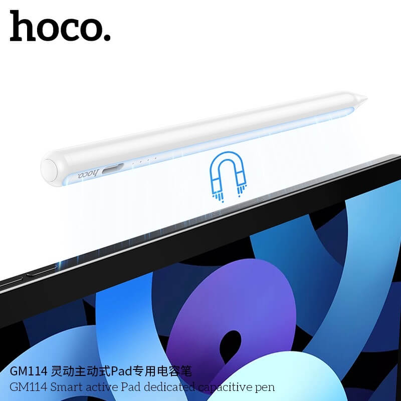 ปากกาสไตลัส HOCO GM114 สำหรับ IPAD ปี 2018 ขึ้นไป แบตเตอรี่ 14 ชั่วโมง