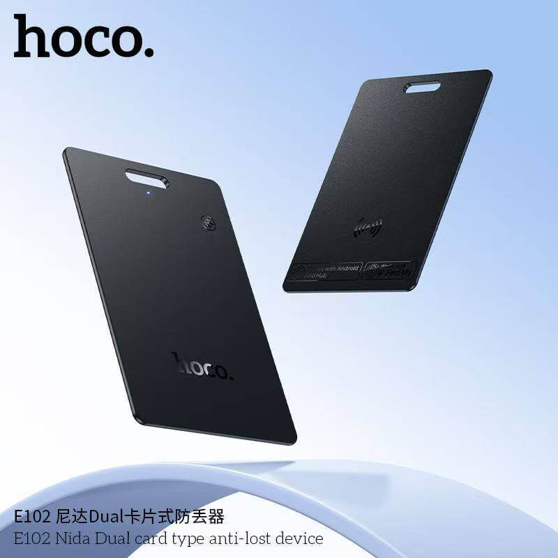 อุปกรณ์ติดตามจีพีเอส HOCO E102 รองรับทั้ง IOS และ ANDROID, บางเฉียบ 2 มม., ชาร์จไร้สาย, กันน้ำระดับ IP68
