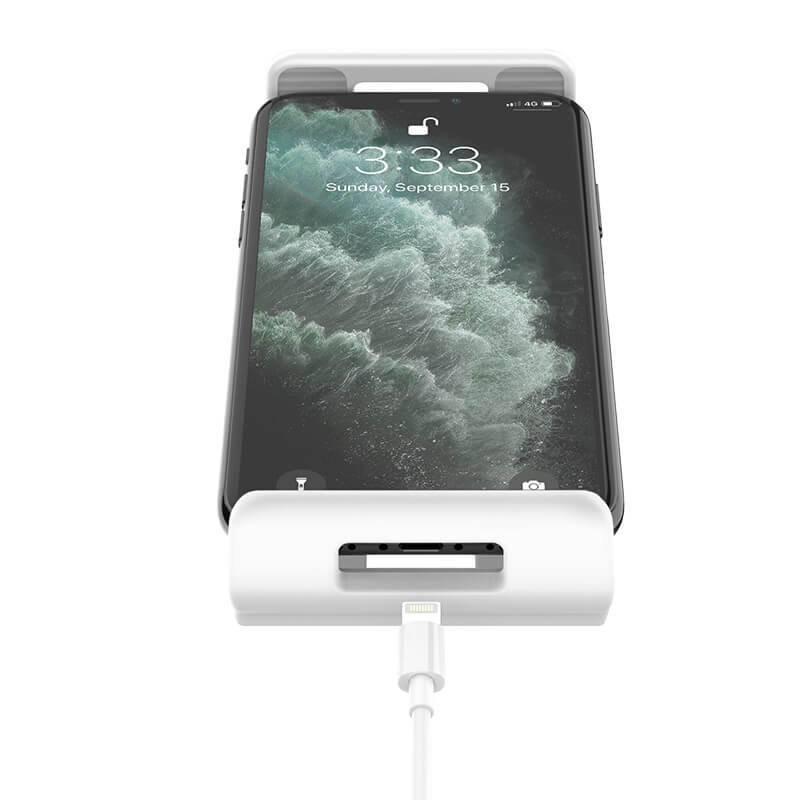 ขาตั้งแท็บเล็ต HOCO PH24 แบบหนีบโต๊ะ ก้านยืดสุด 100 ซม. ดัดงอได้ ปรับมุมอิสระ 360&deg; รองรับ 4-10.5 นิ้ว สีขาว